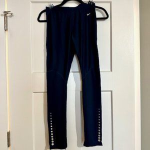 Nike Sphere Dry Running Leggings - Navy Blue - Ladies Large